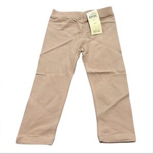Leveret Girls Leggings Size 3 Years Beige Ankle Length Comfortable